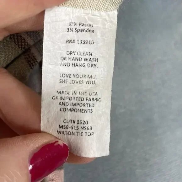 Show Me Your Mumu Wilson Pastel Striped Crossover Wrap Back Tie Top - Picture 9 of 9